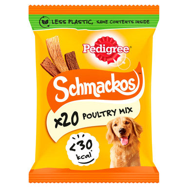 Pedigree Schmackos Adult Dog Treats Multi Mix Poultry Variety