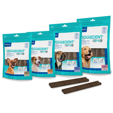 Virbac Veggiedent Snacks Dog Treats Large Dog