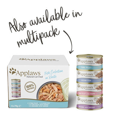 Applaws Tin Adult Wet Cat Food Mackerel with Sardine