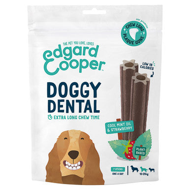 Edgard Cooper Strawberry Mint Medium Doggy Dental Treat