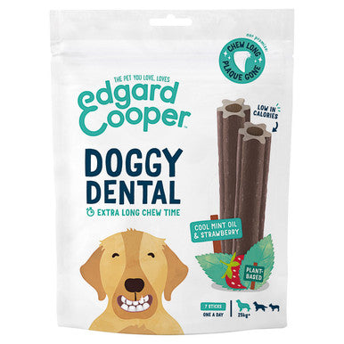 Edgard Cooper Strawberry Mint Large Doggy Dental Treat