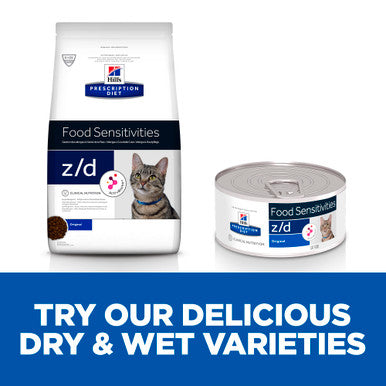 Hill s Prescription Diet z d Food Sensitivities Adult Senior Wet Cat Food Original