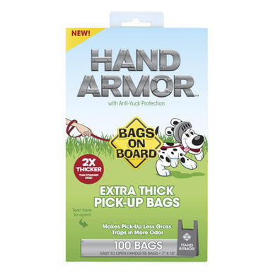 Bags on Board Hand Armor Extra Thick Pick Up Dog Poop Bags
