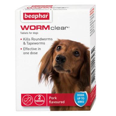 Beaphar WORMclear for Small Medium Dog upto 20kg