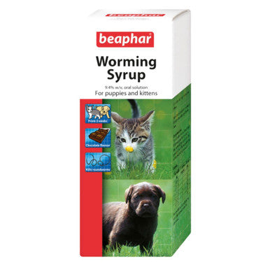Beaphar Worming Syrup for Puppies Kittens