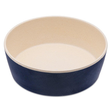 Beco Pets Bamboo Printed Bowl Midnight Blue