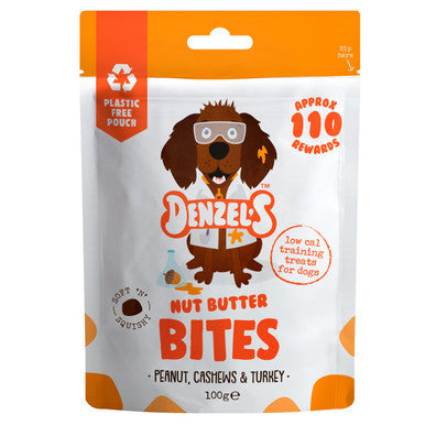 Denzels Nut Butter Bites Soft n Squishy Low Cal Training Treat