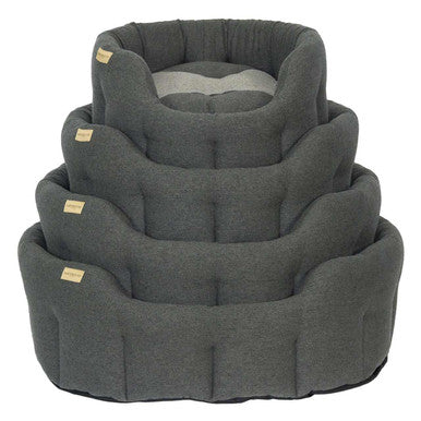 Earthbound Classic Poly Bone Grey Dog Bed