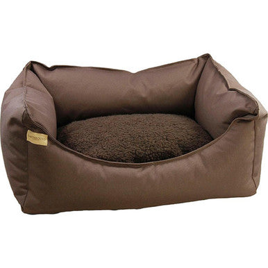 Earthbound Rectangular Removable Waterproof Dog Bed Brown