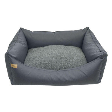 Earthbound Rectangular Removable Waterproof Dog Bed Grey