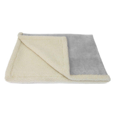 Earthbound Sherpa Grey Pet Blanket