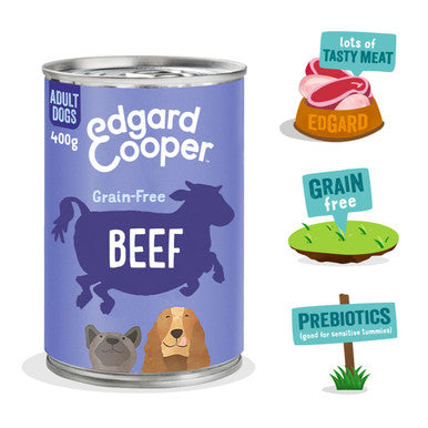 Edgard Cooper Adult Grain free Wet Dog Food with Beef