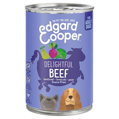 Edgard Cooper Adult Grain free Wet Dog Food with Beef