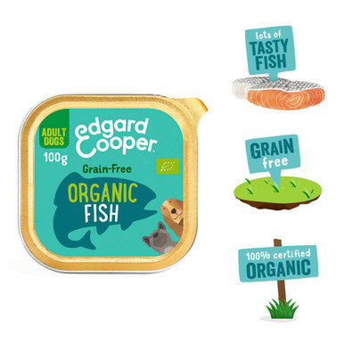 Edgard Cooper Adult Grain free Wet Dog Food with Organic Fish