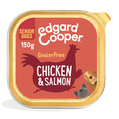 Edgard Cooper Senior Grain free Wet Dog Food with Chicken Salmon
