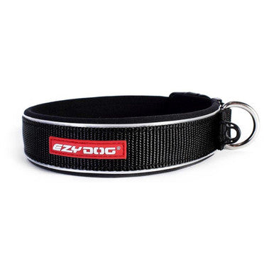 EzyDog Neo Classic Black Dog Collar