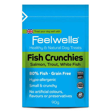Feelwells Fish Crunchies Grain free Dog Treat