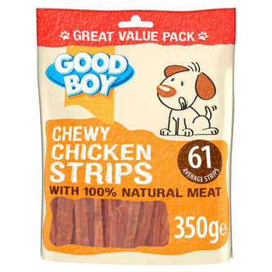 Good Boy Chewy Chicken Strips Dog Treat