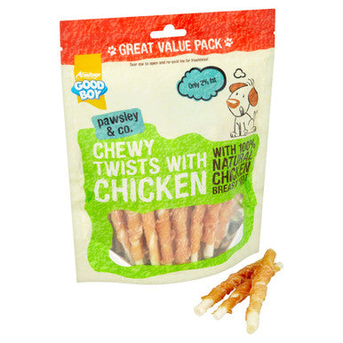 Good Boy Chewy Chicken Twisters Dog Treat