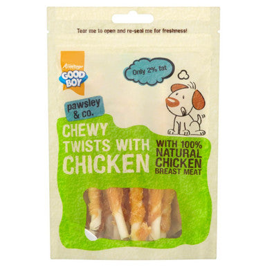 Good Boy Chewy Twists with Chicken Dog Treat