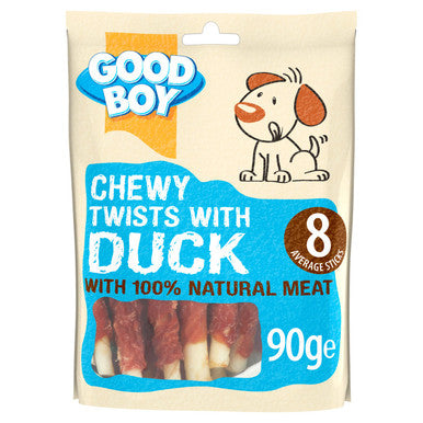 Good Boy Chewy Twists with Duck Dog Treat