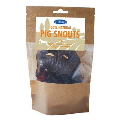 Hollings 100 Natural Pig Snouts Dog Treat