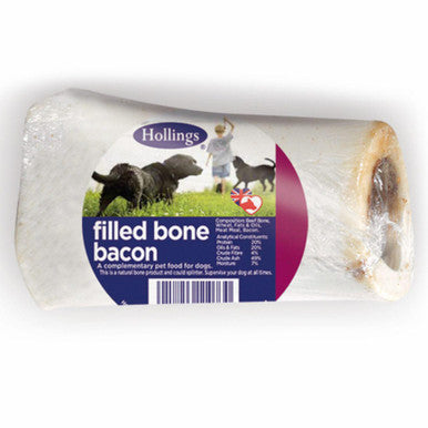 Hollings Filled Dog Bone Bacon Dog Treat