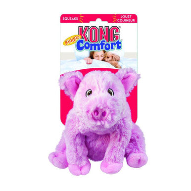 KONG Comfort Kiddos Pig Dog Toy