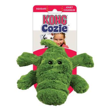 KONG Cozie Ali Alligator Dog Toy