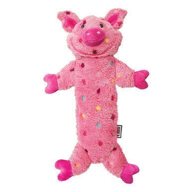 KONG Low Stuff Speckles Pig Dog Toy