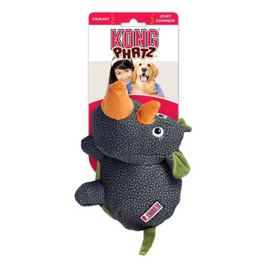 KONG Phatz Rhino Dog Toy