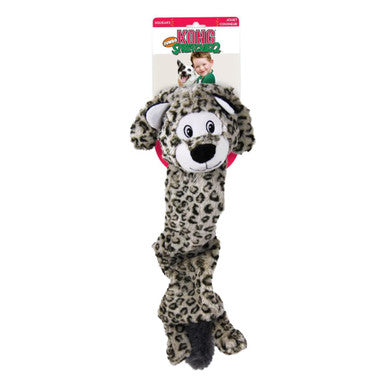 KONG Stretchezz Jumbo Snow Leopard for Dog Toy