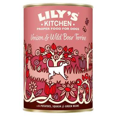 Lilys Kitchen Venison and Wild Boar Terrine for Dog