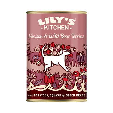 Lilys Kitchen Venison and Wild Boar Terrine for Dog