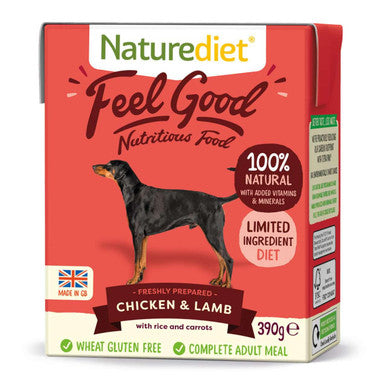 Naturediet Feel Good Chicken Lamb Complete Wet Dog Food
