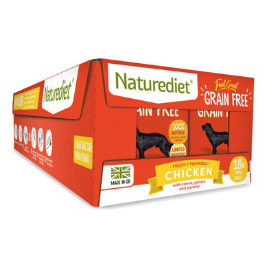 Naturediet Feel Good Grain free Chicken Complete Wet Dog Food