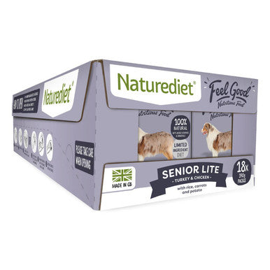 Naturediet Feel Good Senior Lite Complete Wet Dog Food