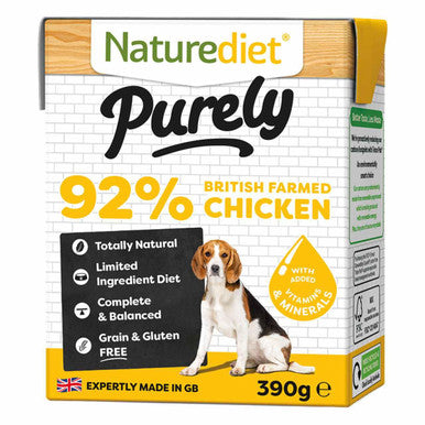 Naturediet Purely 92 Chicken Complete Wet Dog Food