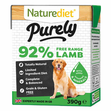 Naturediet Purely 92 Lamb Complete Wet Dog Food