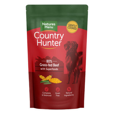 Natures Menu Country Hunter Beef Wet Dog Food Pouches