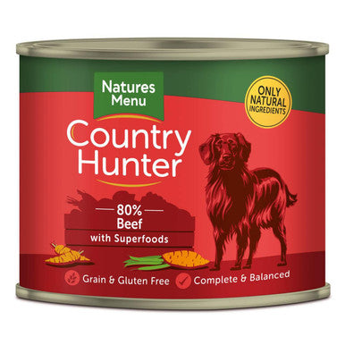 Natures Menu Country Hunter Superfood Beef Cans