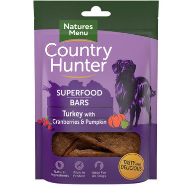 Natures Menu Superfood Bar Turkey with Cranberries Pumpkin