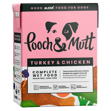 Pooch Mutt Turkey Chicken Wet Dog Food