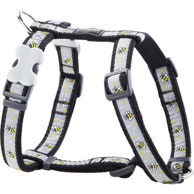 Red Dingo Bumble Bee Black Dog Harness