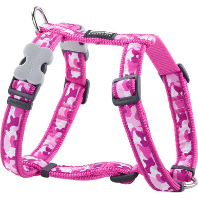 Red Dingo Camouflage Hot Pink Dog Harness