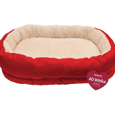 Rosewood 40 Winks Red Orthopaedic Dog Bed
