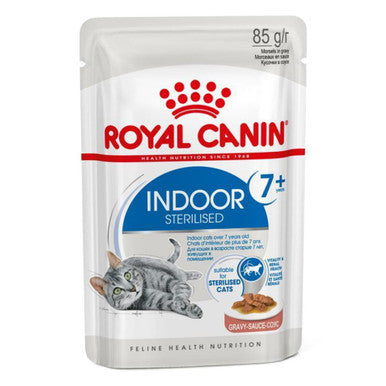 Royal Canin Indoor 7+ in Gravy Wet Cat Food
