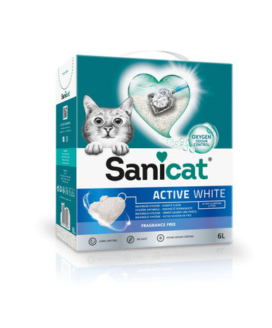 Sanicat Active White Unscented Cat Litter