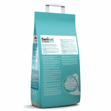 Sanicat Clumping White Unscented Cat Litter