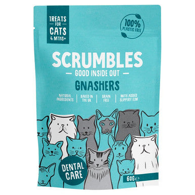 Scrumbles Cat Dental Treat Grain free Gnashers